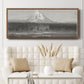 Mount Hood from the Columbia - Floater Framed Canvas Print