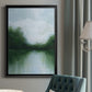 Mossy Reflections I - Modern Framed Canvas Print