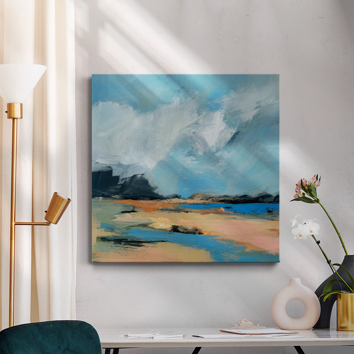 Blue Inlet I - Canvas Art Print