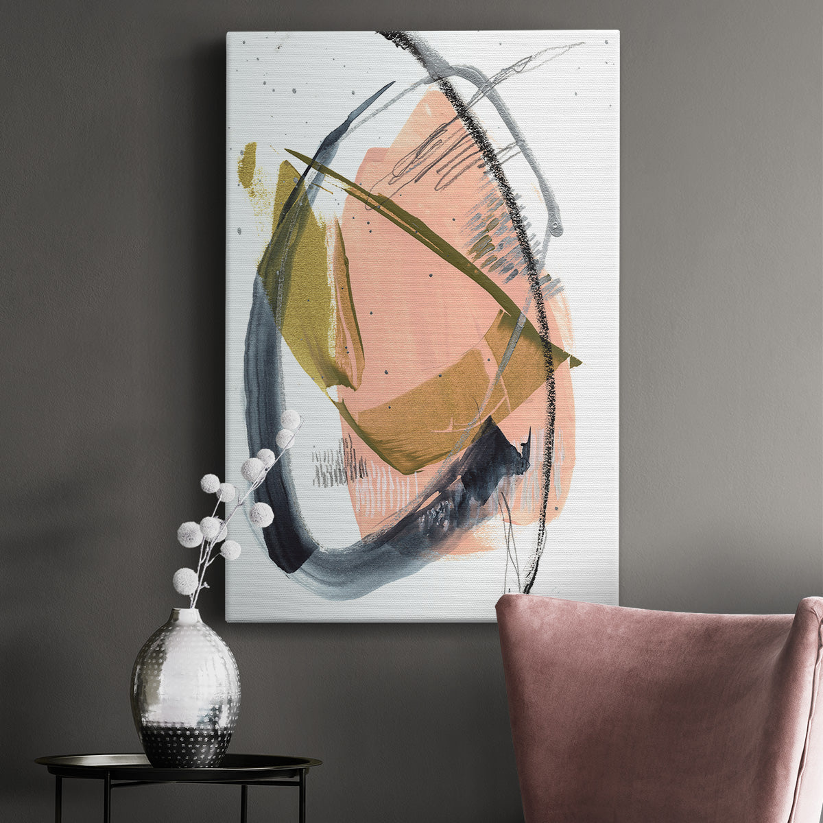 Orbital Marks I Premium Gallery Wrapped Canvas - Ready to Hang