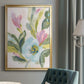 Floral Breeze Fresco  II - Modern Framed Canvas Print