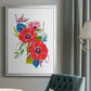 Brilliant Poppies II - Modern Framed Canvas Print