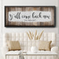 Y'all Come Back Now - Floater Framed Canvas Print