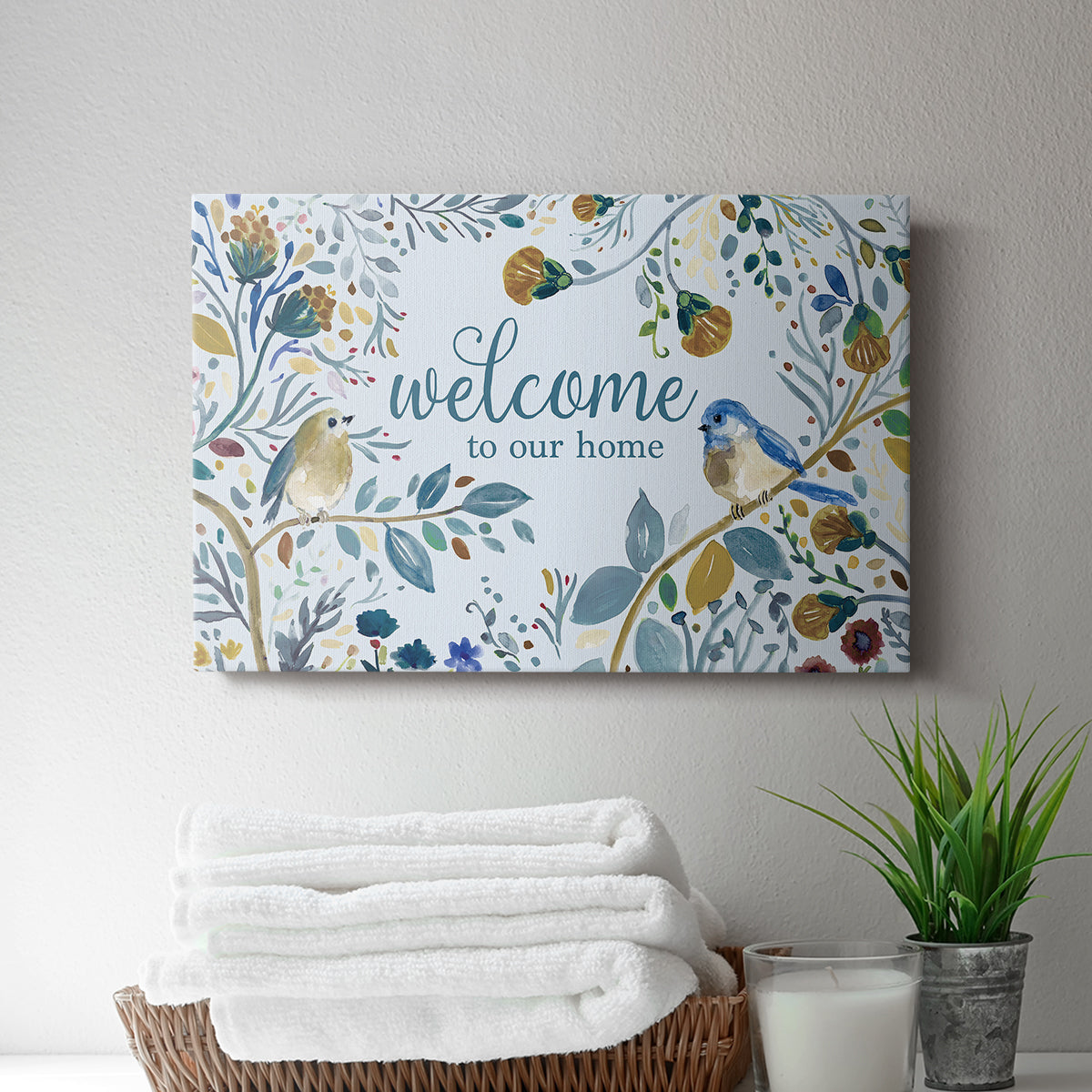 Welcome to Our Home - Canvas Art Print