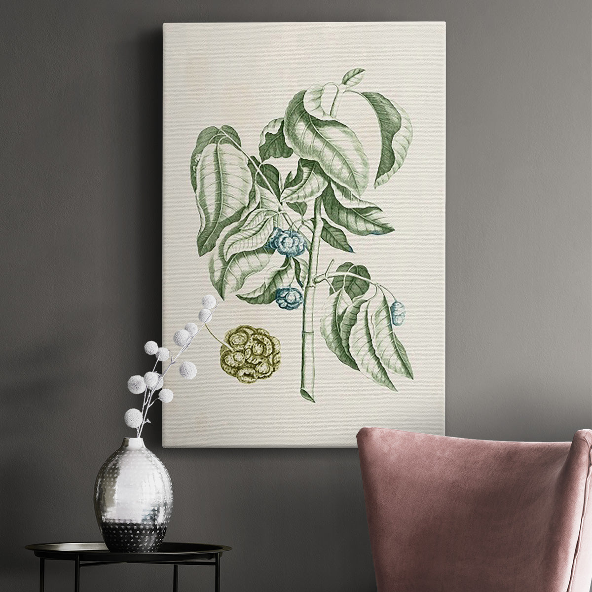 Buchoz Tropicals V Premium Gallery Wrapped Canvas - Ready to Hang