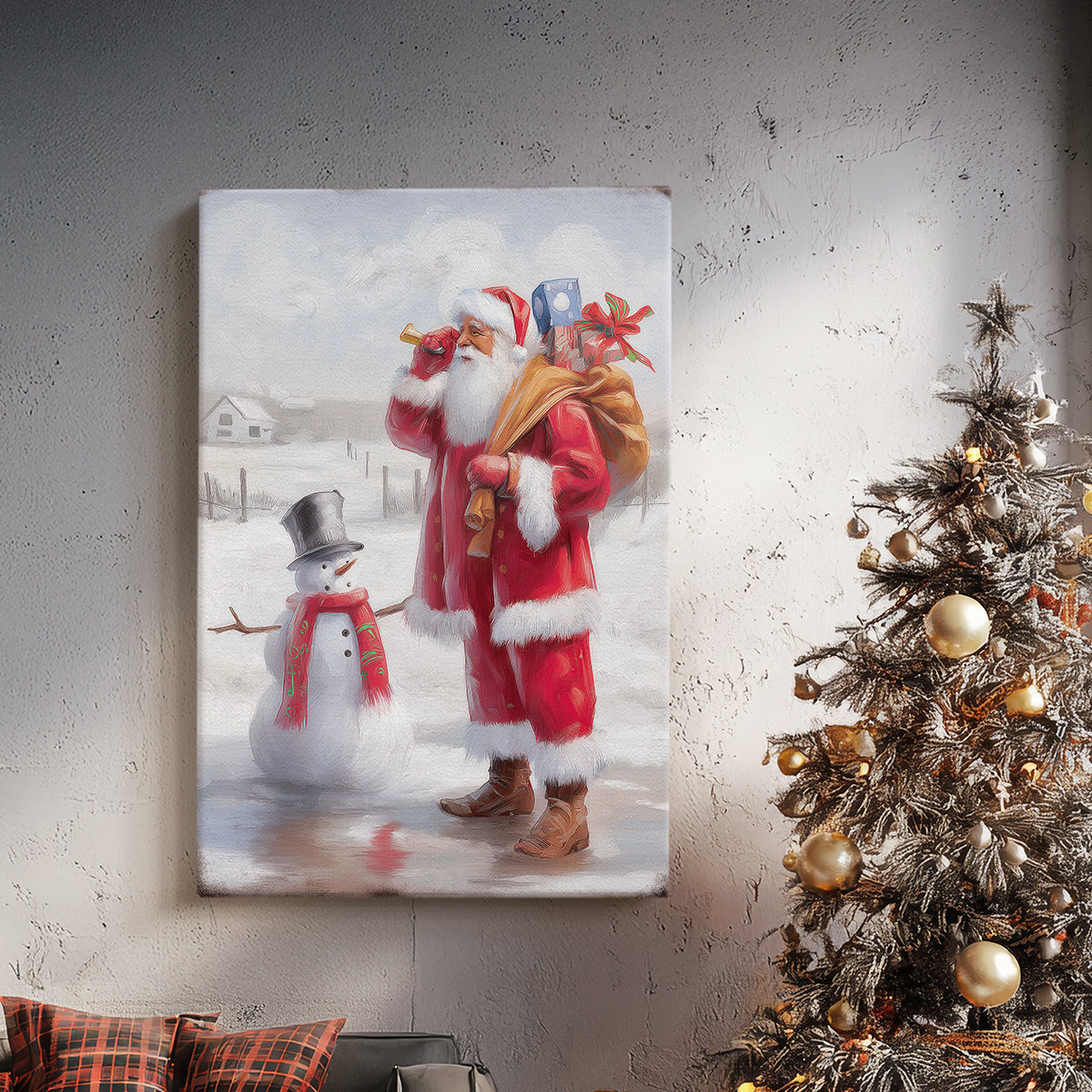 Silver Carol of Cathedral - Canvas Art Print