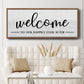 Welcome Ever After - Floater Framed Canvas Print