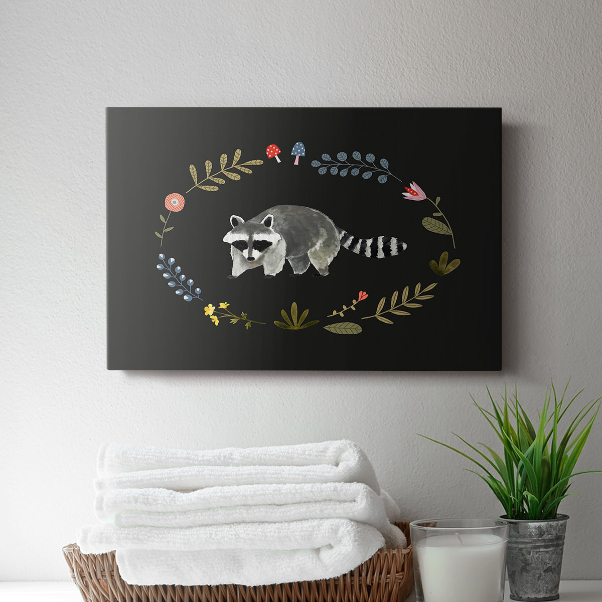 Critter & Foliage IV - Canvas Art Print
