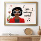 Darling Valentine Collection A - Modern Framed Art Print