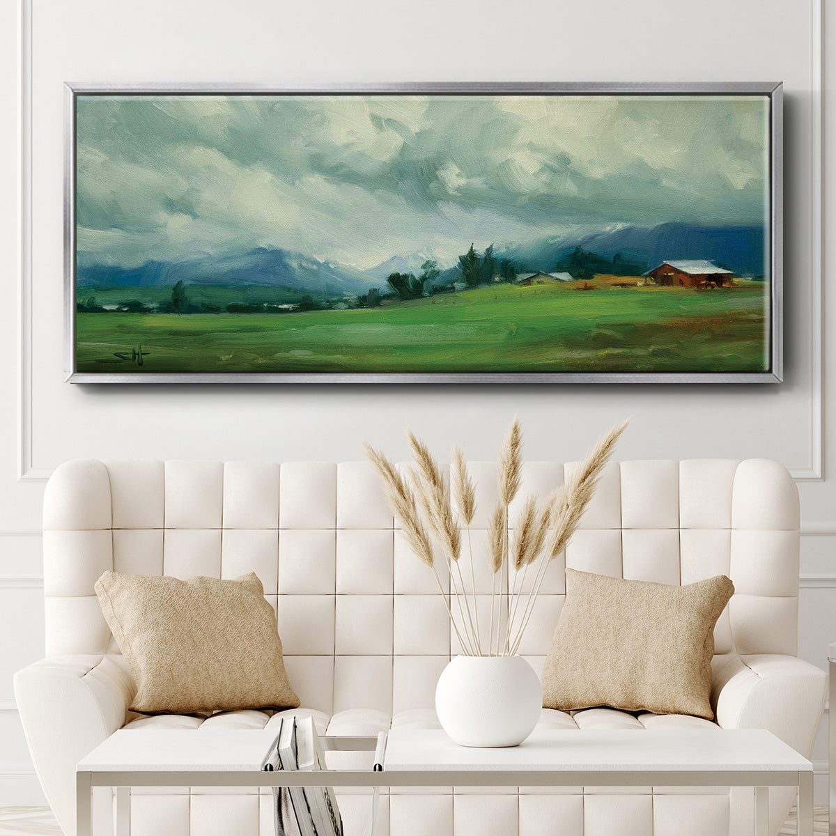 Wallowa Valley - Floater Framed Canvas Print