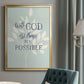 All Things - Modern Framed Canvas Print