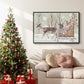 Christmas Time Collection A - Framed Gallery Wrapped Canvas in Floating Frame