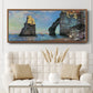 The Rocky Cliffs of Étretat - Floater Framed Canvas Print