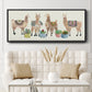 Llama Party - Floater Framed Canvas Print
