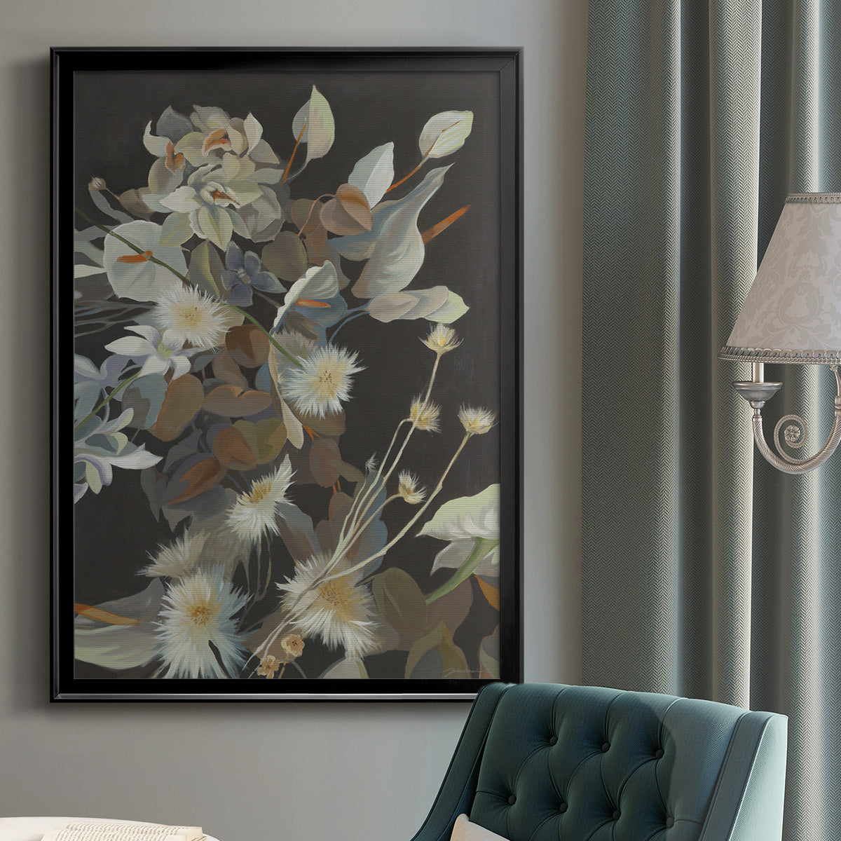 Turn a New Leaf - Modern Framed Canvas Print