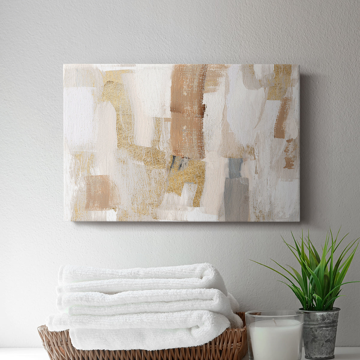 Gold Quartz I - Canvas Art Print