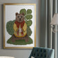 Hot Chocolate Bear - Modern Framed Canvas Print