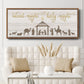 Silent Night Nativity - Floater Framed Canvas Print