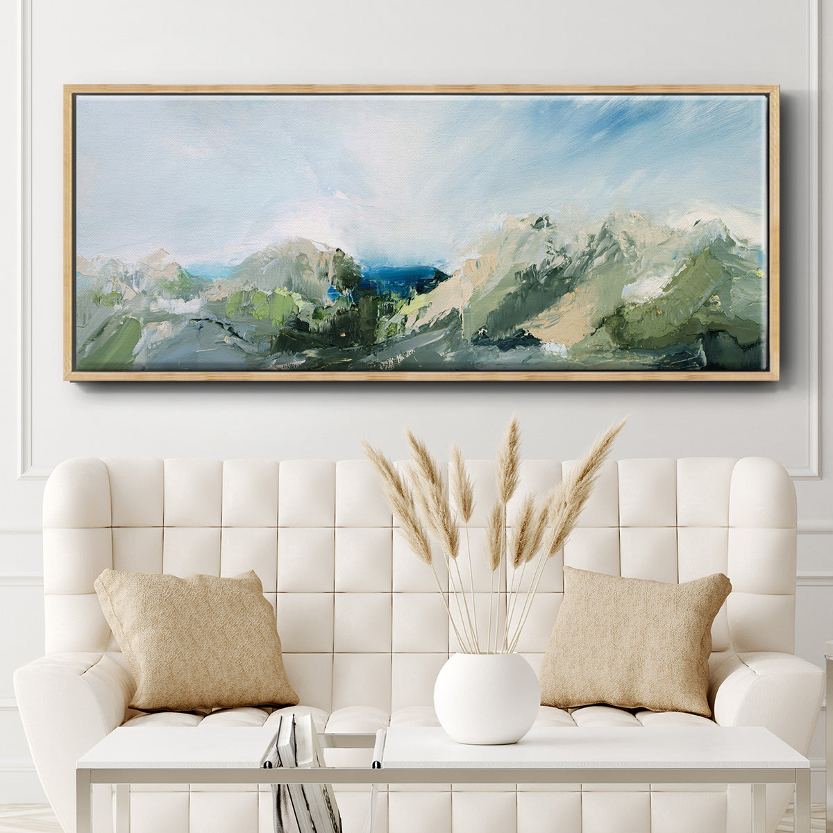 Nature's Peace II - Floater Framed Canvas Print