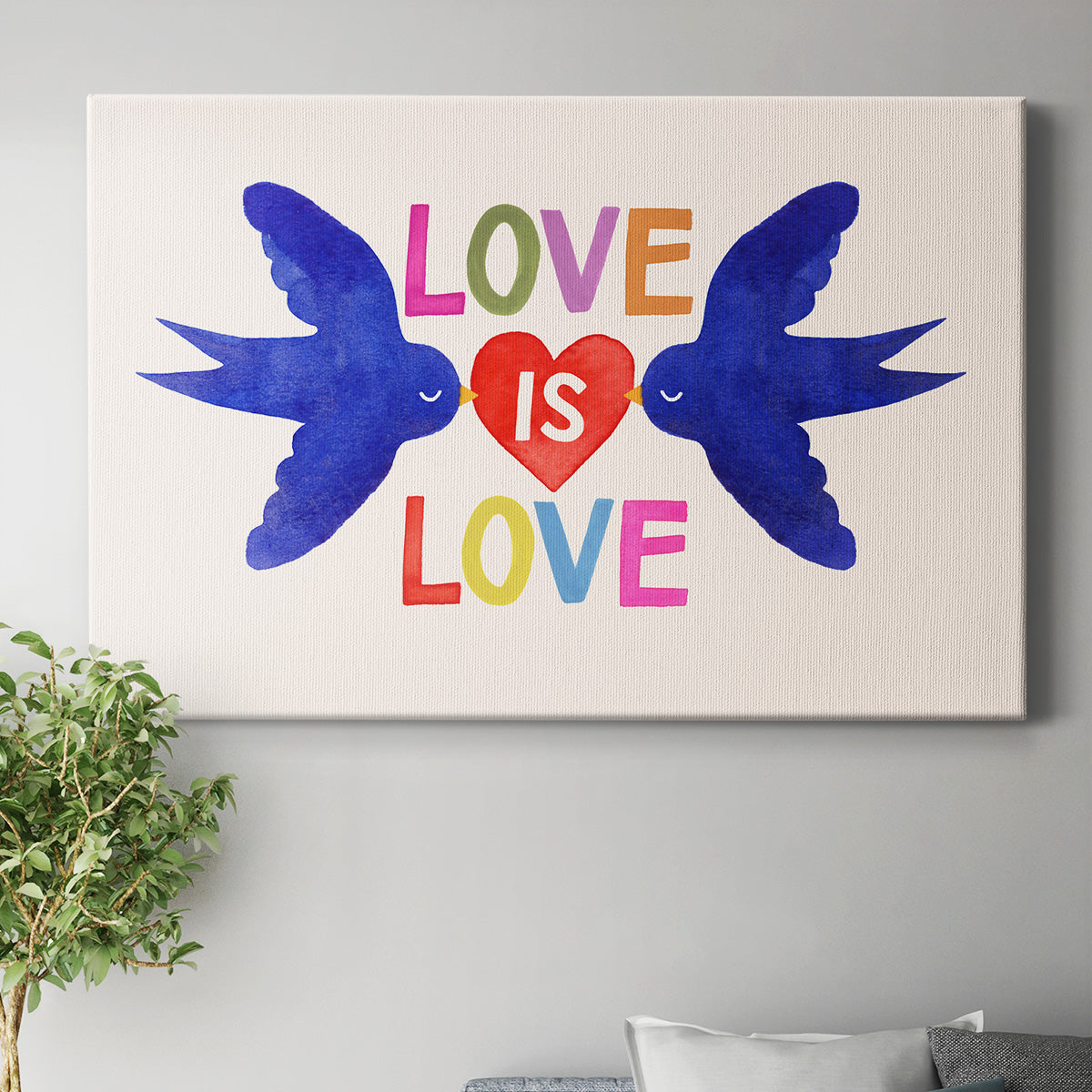 Love Loudly Collection A - Canvas Art Print