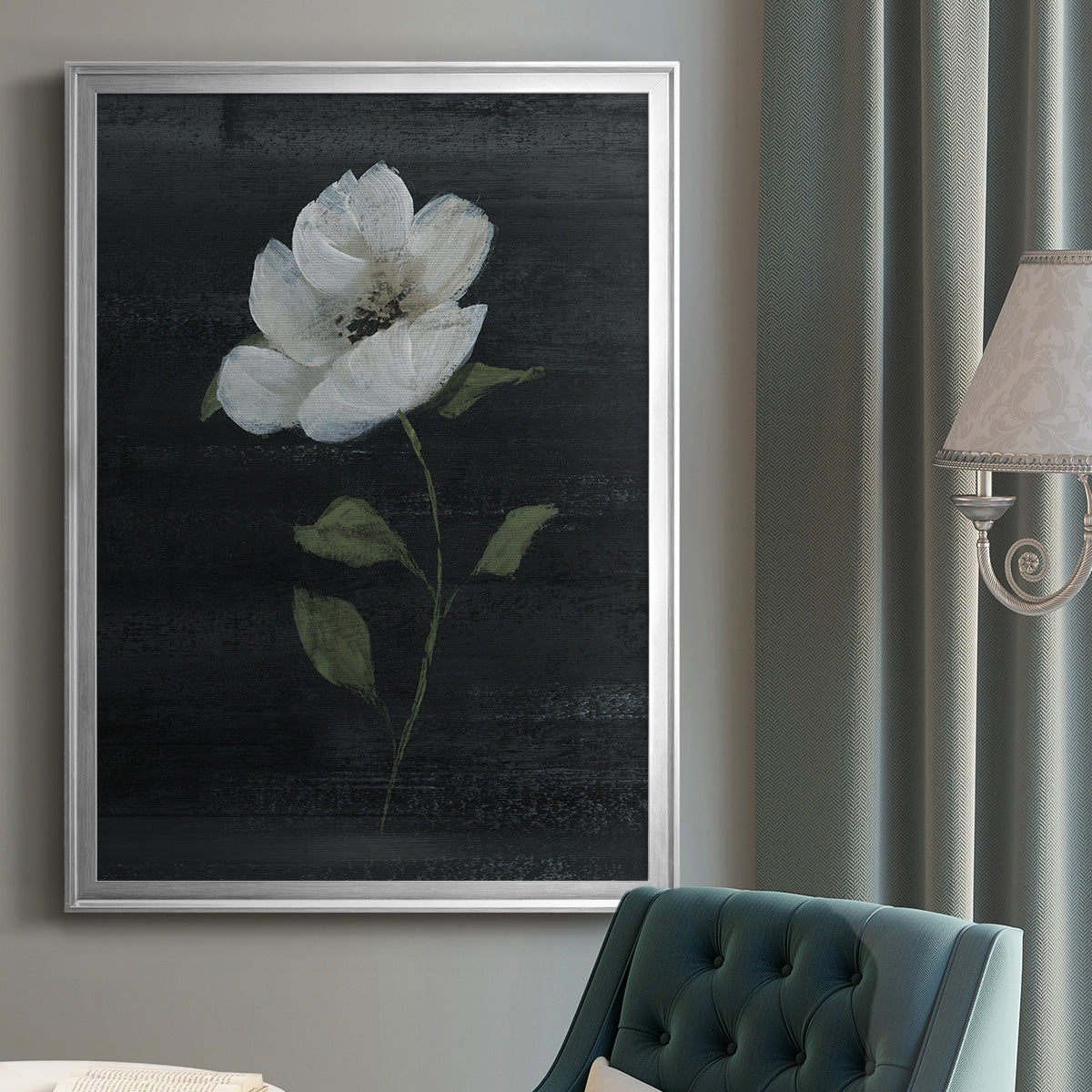 Country Botanical II - Modern Framed Canvas Print