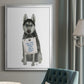 Love and Husky - Modern Framed Canvas Print