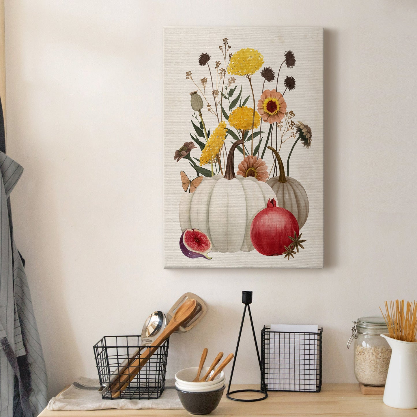 Fall Botanicals II Premium Gallery Wrapped Canvas - Ready to Hang