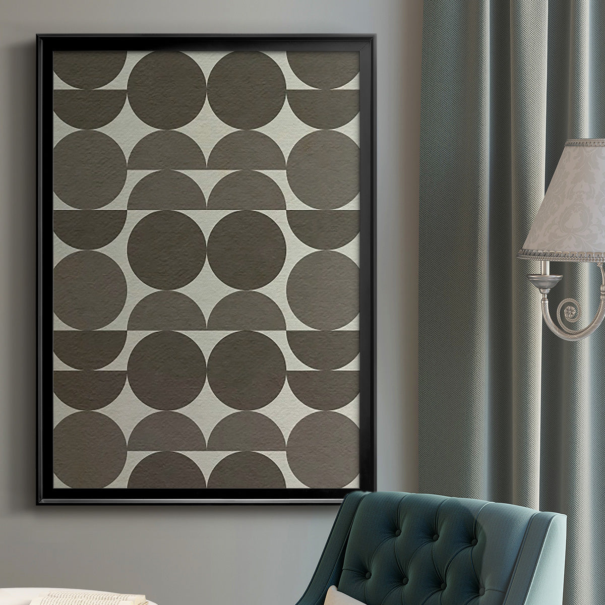 Neutral Subtle Shift II - Modern Framed Canvas Print