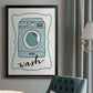 Wash - Modern Framed Canvas Print