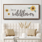 Be a Wildflower - Floater Framed Canvas Print