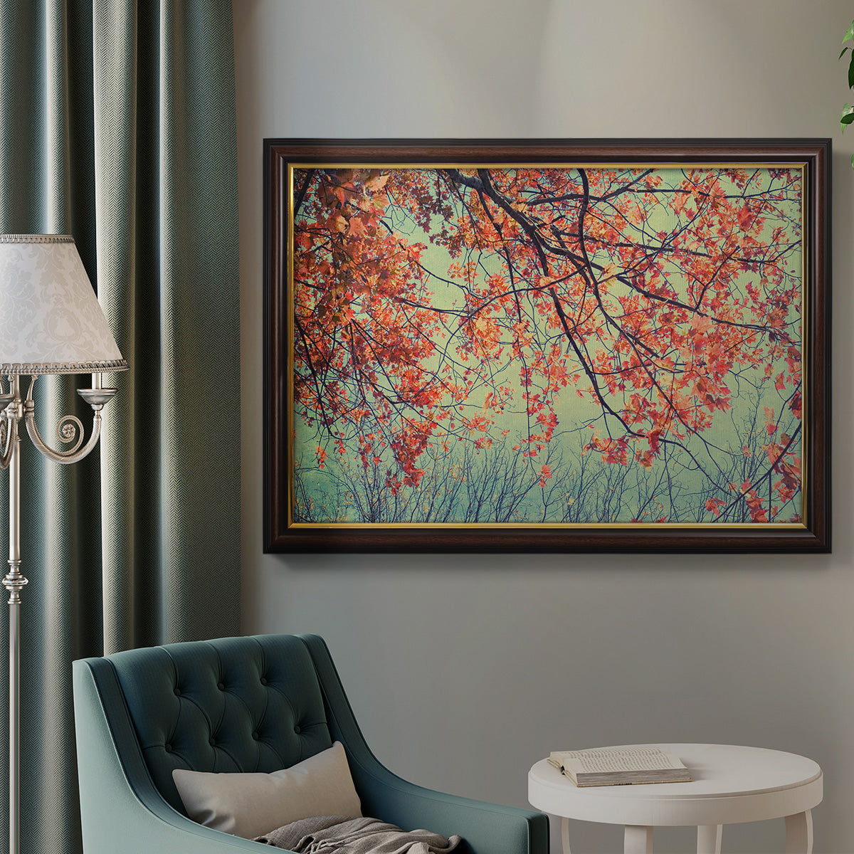 Autumn Tapestry II Premium Framed Canvas- Ready to Hang