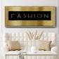 Gold Fashion - Floater Framed Canvas Print