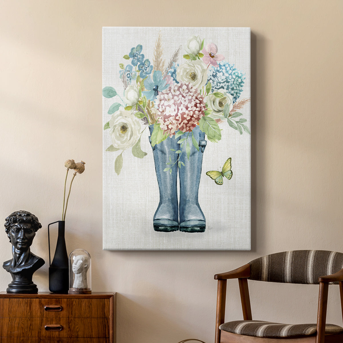 Garden Boots - Canvas Art Print