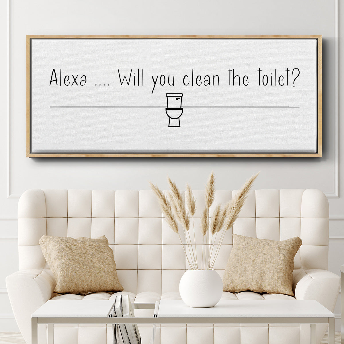 Alexa ... - Floater Framed Canvas Print