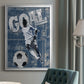 Goal Scorer - Modern Framed Canvas Print