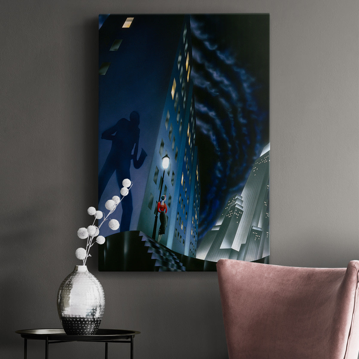 The Shadow Premium Gallery Wrapped Canvas - Ready to Hang