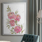 Watercolor Blooms I - Modern Framed Canvas Print