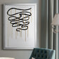 Weeping Ribbon I - Modern Framed Canvas Print