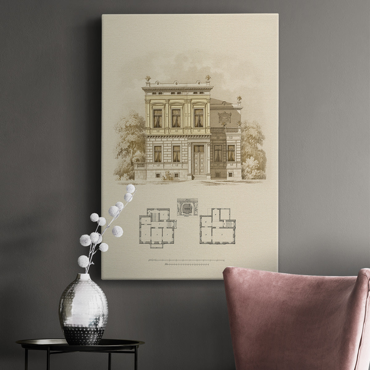 Estate and Plan III Premium Gallery Wrapped Canvas - Ready to Hang