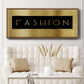 Gold Fashion - Floater Framed Canvas Print