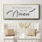 Say Amen - Floater Framed Canvas Print
