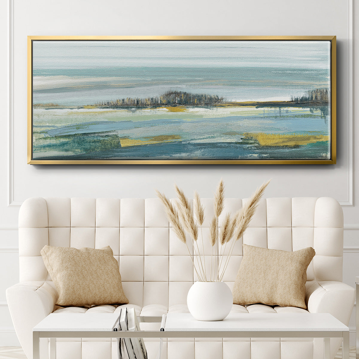 Lewbeach Vista - Floater Framed Canvas Print
