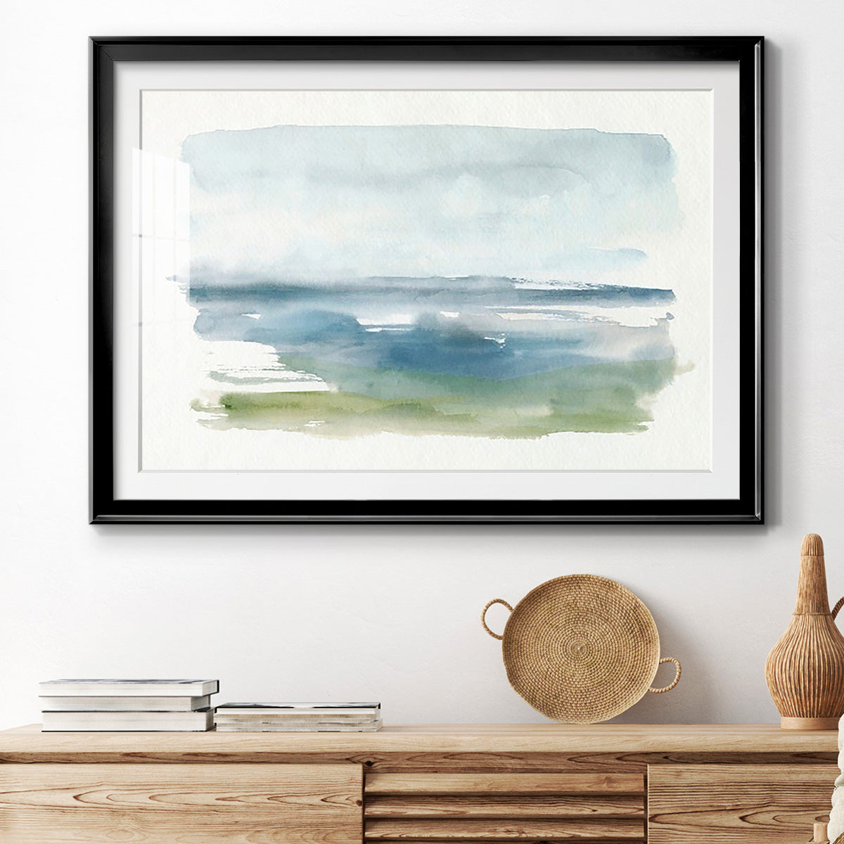 Coastline Splash IV Premium Framed Print - Ready to Hang