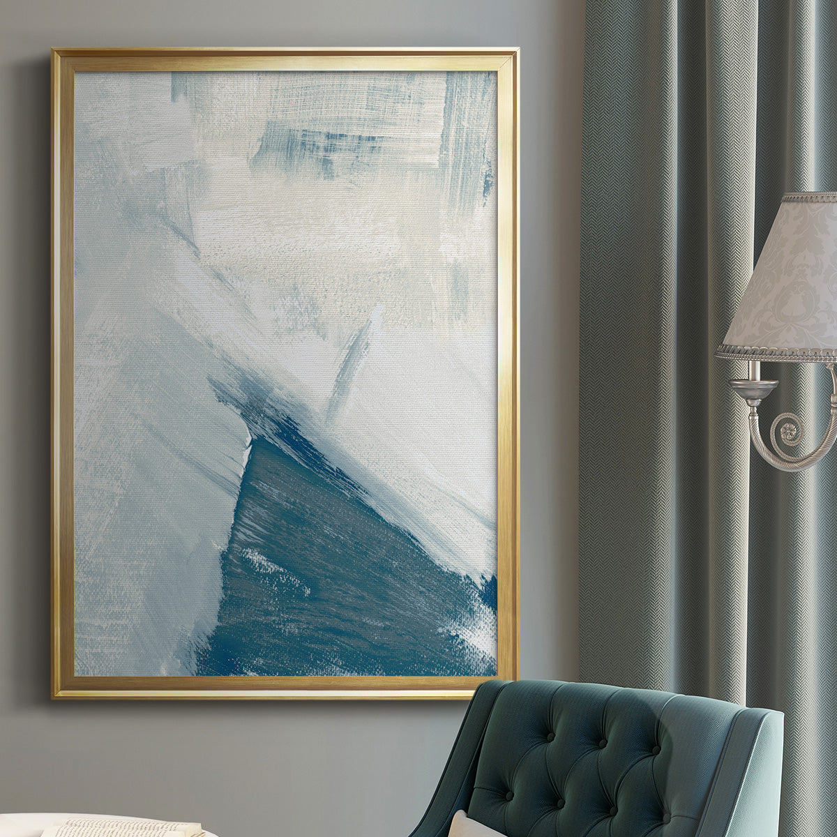 Windblown I - Modern Framed Canvas Print
