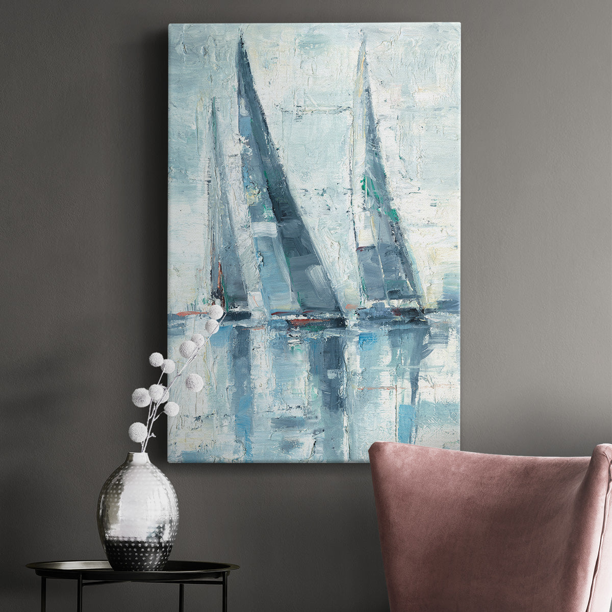 Regatta II Premium Gallery Wrapped Canvas - Ready to Hang