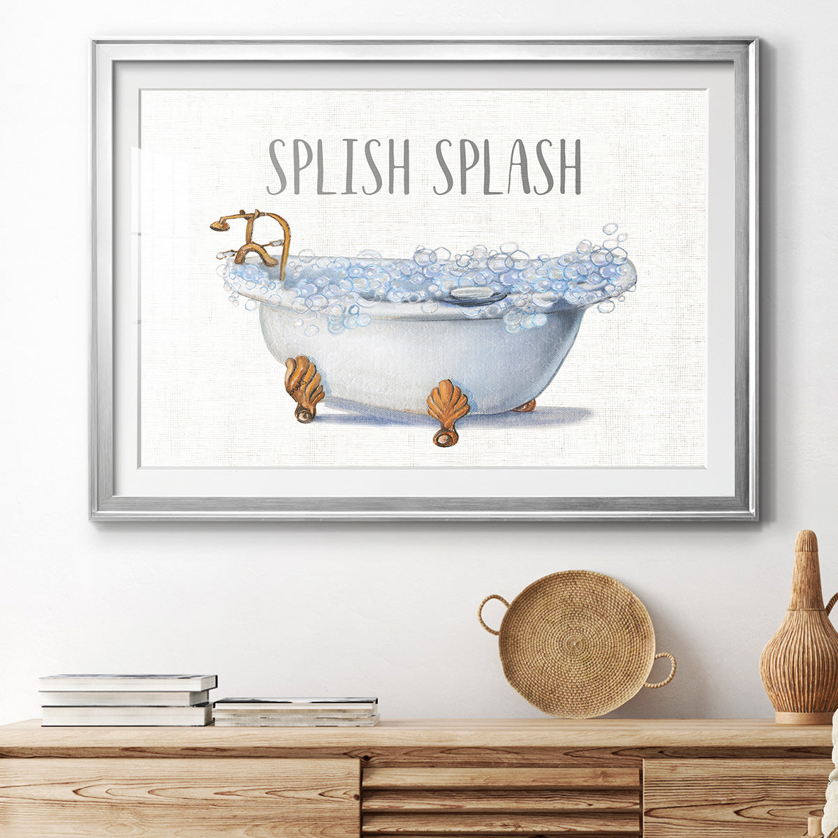 Splish Splash Premium Framed Print - Ready to Hang