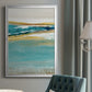 Aqua Quartz V1 - Modern Framed Canvas Print