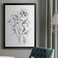 Wild Roses Sketch - Modern Framed Canvas Print