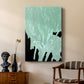 Teal Cascade I - Canvas Art Print