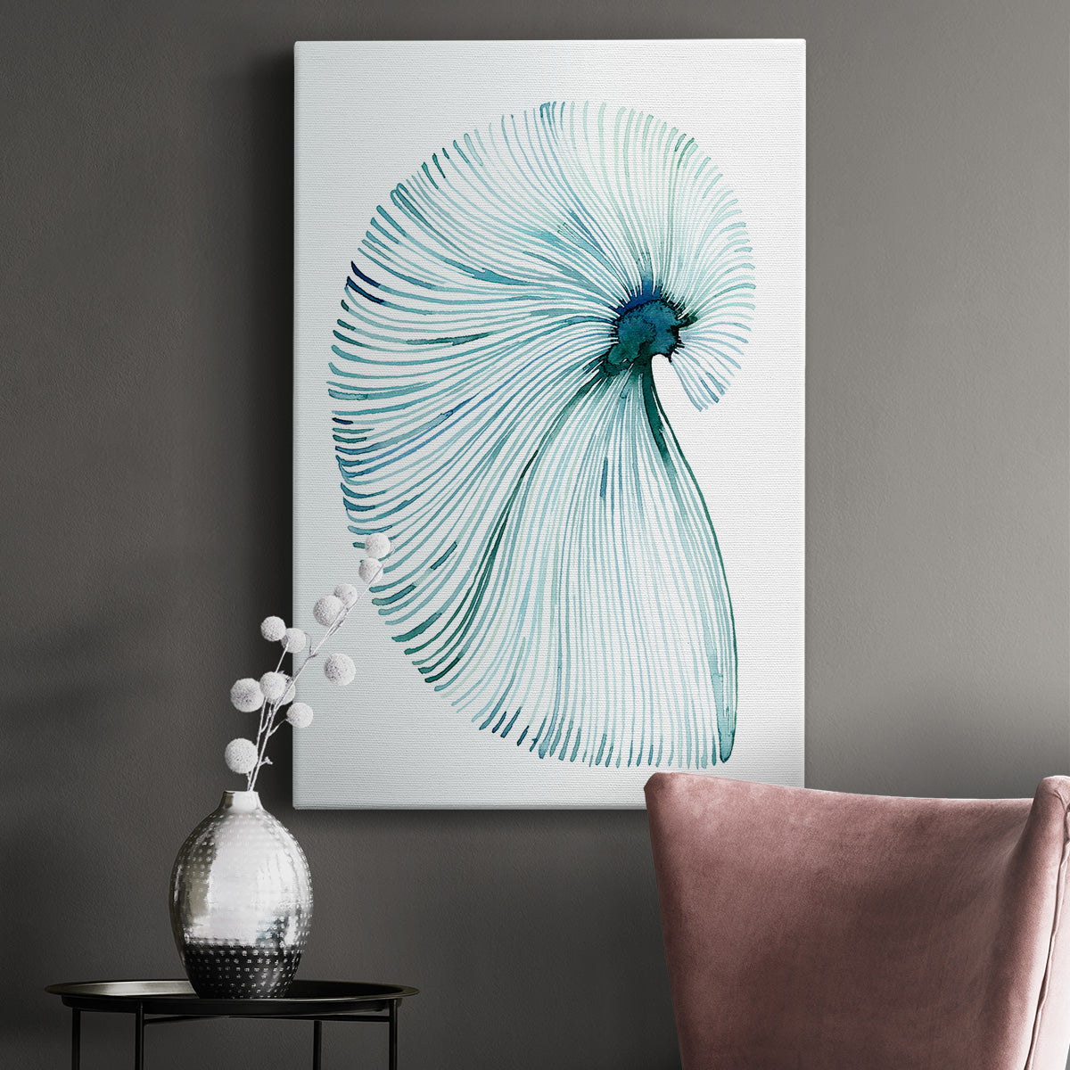 Eye of the Ocean II Premium Gallery Wrapped Canvas - Ready to Hang